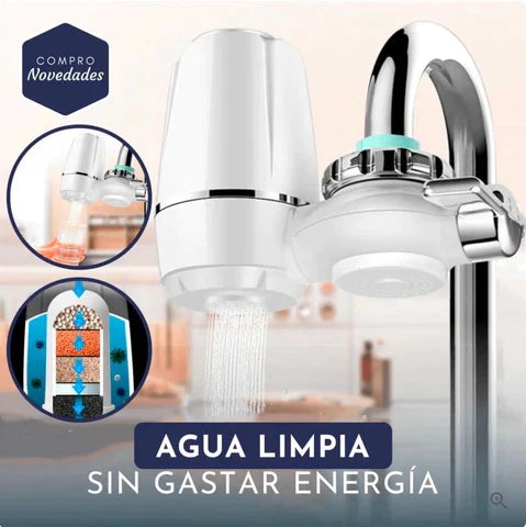 Waterjet® Filtro de Agua para Grifo Reutilizable ➕ Envío Gratis