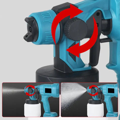 Potente Pistola Pintura Recargable 🎁 2 Baterías ➕ Envío Gratis