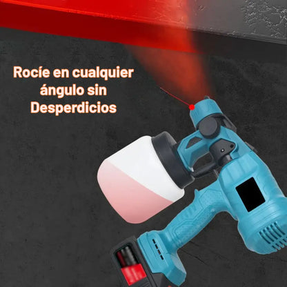 Potente Pistola Pintura Recargable 🎁 2 Baterías ➕ Envío Gratis