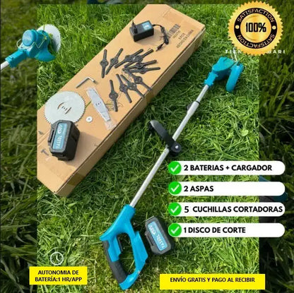 PODADORA CORTACESPED INALAMBRICA 🎁 2 BATERIAS➕ Envío Gratis