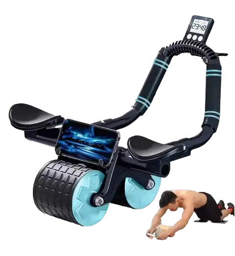 Rodillo Abdominal con Apoyabrazos Y Alfombrilla para Rodillas➕ Envió Gratis