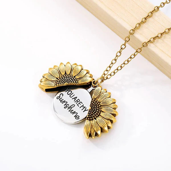 Collar Girasol 🎁 Caja De Lujo y Envío Gratis