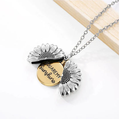 Collar Girasol 🎁 Caja De Lujo y Envío Gratis