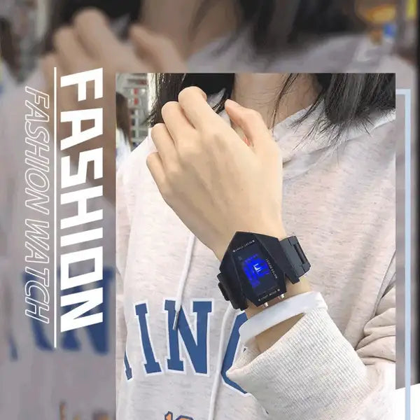 Reloj LED con Forma de Avión de Alta Luminosidad ➕ Envío Gratis