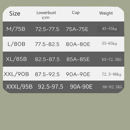 Sujetador de Botones Frontales sin Costuras para Dormir con Abertura Frontal