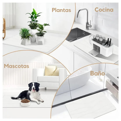 Tapete De Piedra Super Absorbente Premium ➕ Envío Gratis