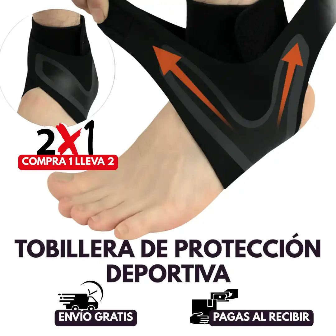 🦶Compra 1 Lleva 2 🎁 Vendaje deportivo Profesional para soporte de tobillo y protección contra esguinces