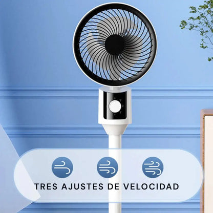 Ventilador de Pie Eléctrico Oscilante con Altura Ajustable ➕ Envío Gratis