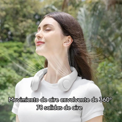 Ventilador Potente de Cuello Portátil ➕ Envío Gratis